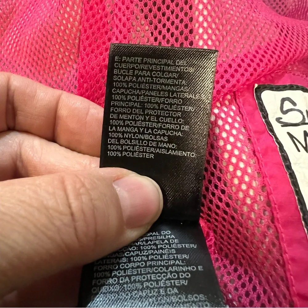 The North Face Dryvent Black & Pink Full Zip Lightweight Jacket Small (7/8)
